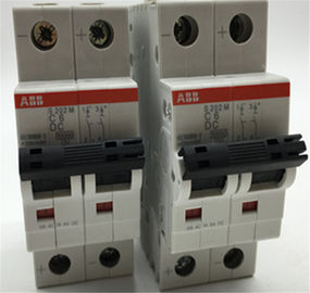 S200 Seri ABB Miniatur Pemutus Sirkuit 10kA Aplikasi MCB AC DC