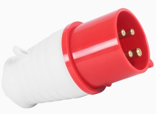4 Pole 32A Plug Industri 380V Plug Waterproof Dan Soket Plug Listrik Industri
