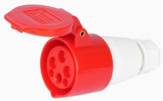 4 kutub 32A konektor industri IP67 380v tahan air soket bergerak
