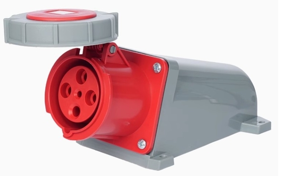 4 outlet 63A IP67 Industrail Waterproof Socket 3pin 4in 5pin Socket Terlihat Dan Tersembunyi