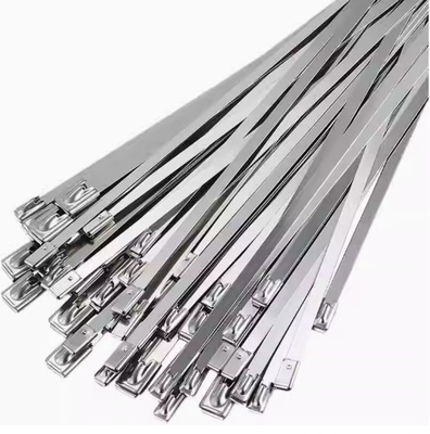 4.6*500 304 Wire Ties dari stainless steel untuk mengikat kabel industri tahan suhu tinggi